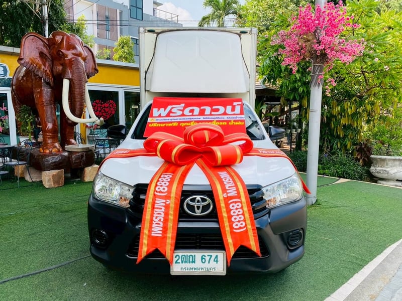 ตู้แห้ง สูง 185 ซม เสริมแหนบ  #TOYOTA REVO Singlecab 2.4 J ปี 2018