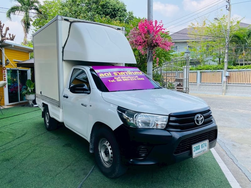 ☑️ตู้แห้ง สูง 185 ซม เสริมแหนบ #TOYOTA REVO Singlecab 2.4 J ปี 2018