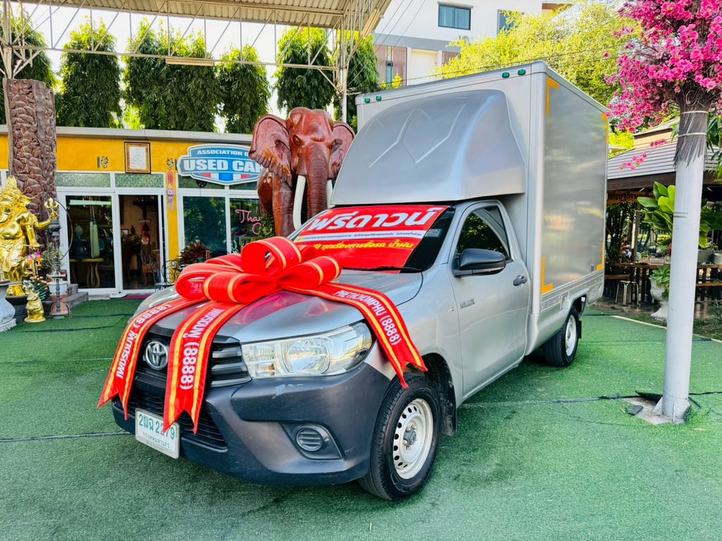 ตู้แห้ง 180 ซม เสริมแหนบ✔️#TOYOTA REVO SINGLECAB 2.4 J  ปี 2017