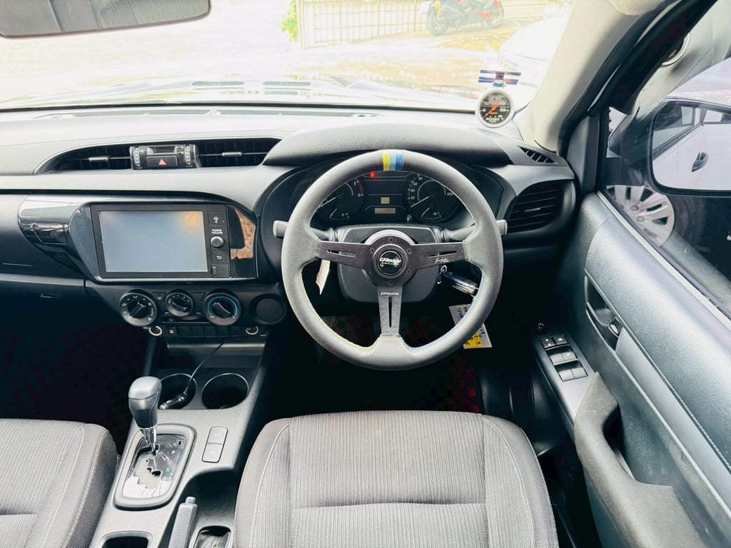 เกียร์ออโต้  รับประกันไมล์แท้ 22,xxx กม #TOYOTA  Hilux Revo Doublecab 2.4 Enty Z edition AUTO ปี 2024