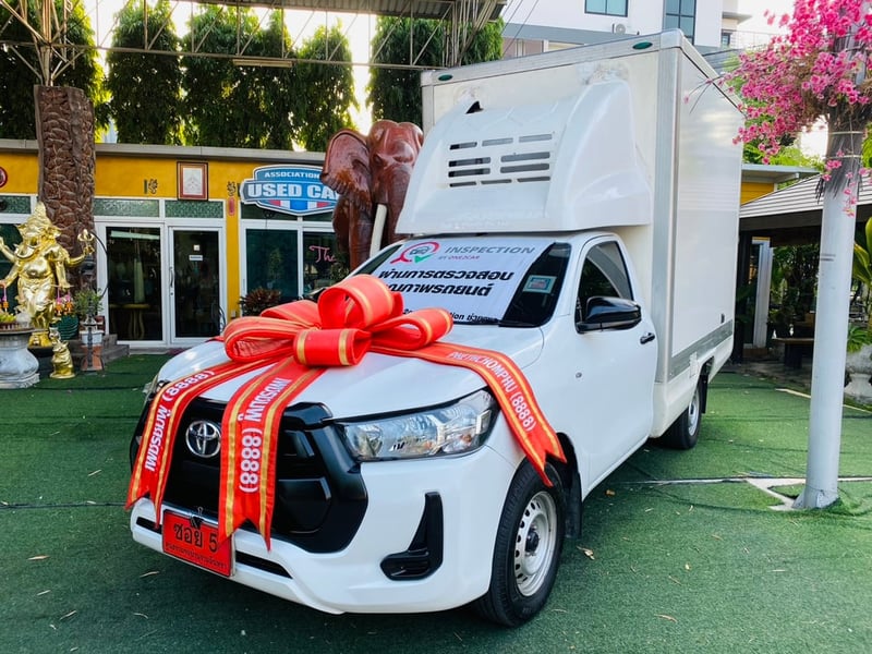 ✔️ตู้แห้ง สูงใน 200 ซม. ✔️เสริมแหนบ #TOYOTA REVO  2.4  ENTRYตอนเดียว ปี 2021