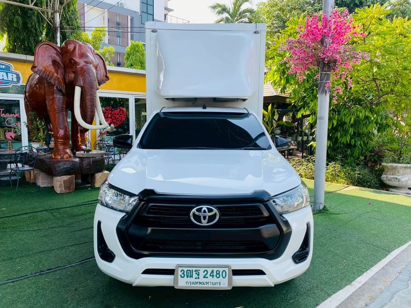 ตู้แห้ง สูงใน 195 ซม. ✔️เสริมแหนบ #TOYOTA REVO Singlecab 2.4 ENTRY ปี 2021 ตู้แห้ง สูงใน 195 ซม. ✔️เสริมแหนบ #TOYOTA REVO Singlecab 2.4 ENTRY ปี 2021