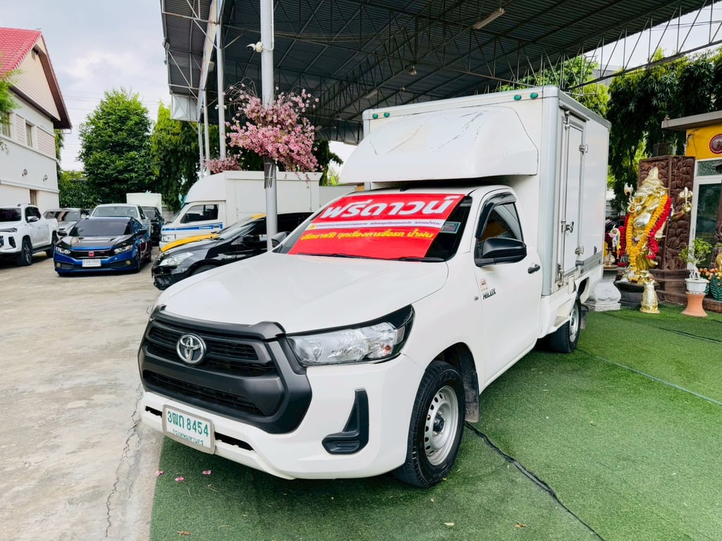 ตู้แห้ง เปิดได้ 2 ด้าน✔️สูงใน 150 ซม. ✔️เสริมแหนบ #TOYOTA REVO Singlecab 2.4  ENTRY ปี 2022