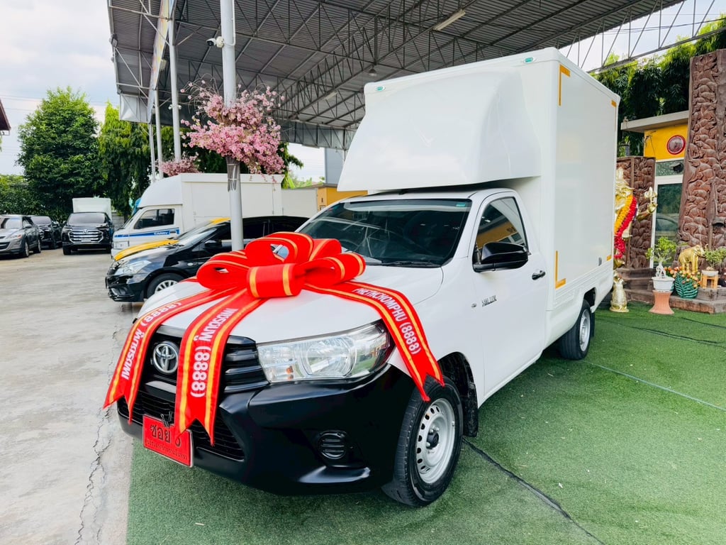 ตู้แห้ง สูง 180 ซม ✔️ไมล์แท้ 58,xxx กม   ✔️ยางใหม่ 4 เส้น  #TOYOTA REVO Singlecab 2.4 J Plus ปี 2019