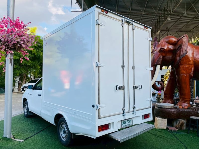 ตู้แห้ง สูงใน 180 ซม. ✔️เสริมแหนบ #TOYOTA REVO Singlecab 2.4 ENTRY ปี 2022 ตู้แห้ง สูงใน 180 ซม. ✔️เสริมแหนบ #TOYOTA REVO Singlecab 2.4 ENTRY ปี 2022