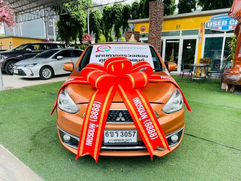 MITSUBISHI MIRAGE 1.2 GLS ปี 2016 📌เจ้าของมือเดียวออกป้ายแดง  กุญแจสำรองครบ