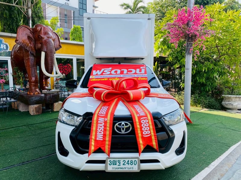✔️ตู้แห้ง สูงใน 197 ซม. ✔️เสริมแหนบ #TOYOTA REVO ตอนเดียว 2.4  ENTRY ปี 2021