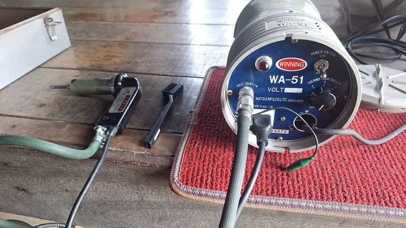 เครื่องเชื่อมพลาสติก hot jet  WINNING  WA-51