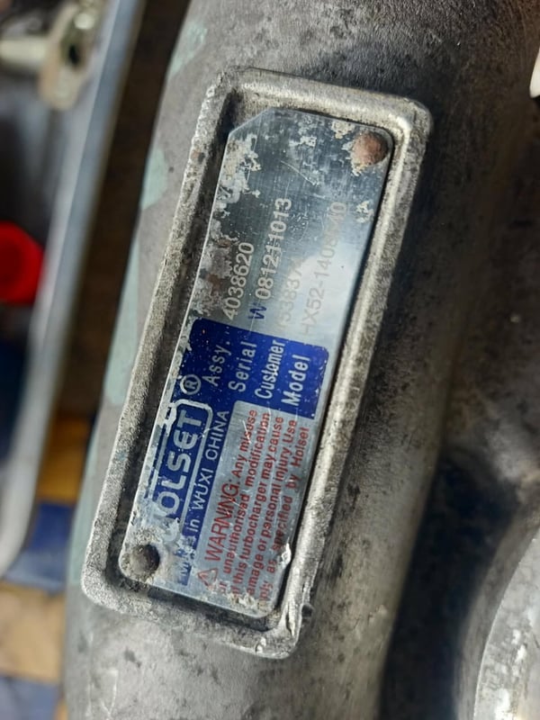 เทอร์โบ Scania Hx52 360