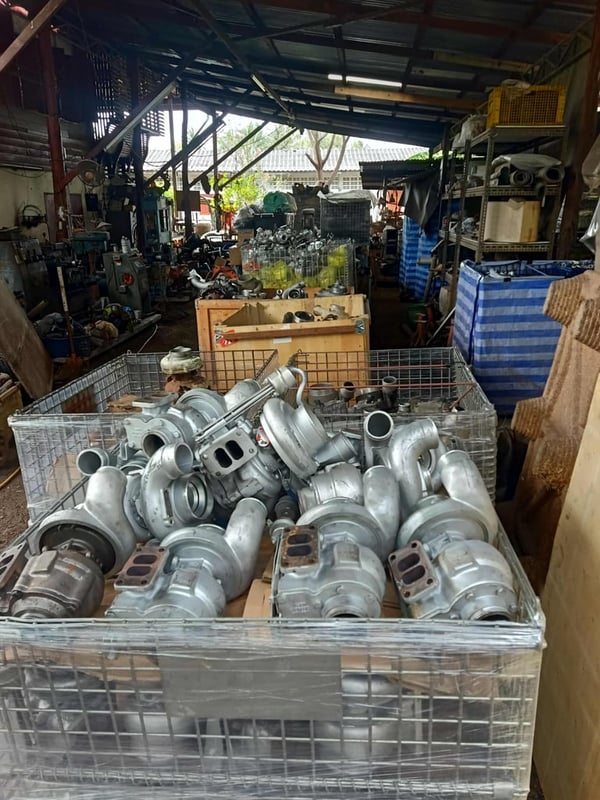 เทอร์โบ Holset hx40 ปากงอ 