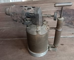 กาพ่นไฟโบราณ ทองเหลือง