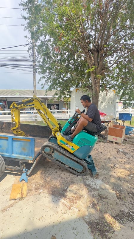 รถขุดจิ๋ว YANMAR SV08-1