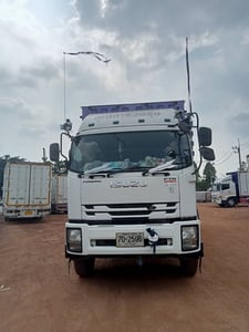 ISUZU FTR 240แรงม้า รถบรรทุก 6ล้อ ตู้แห้ง ปี2019 เลขไมล์ 470,000 กม. ไม่มีอุบัติเหตุหนัก