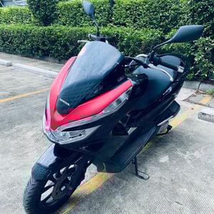 รถมอเตอร์ไซค์ pcx150cc ปี2020 สีดำแดง 