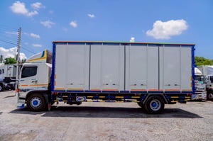 HINO FG 240แรงม้า รถบรรทุก 6ล้อ ตู้แห้ง ปี2017 เลขไมล์น้อยกว่า 500,000 กม.