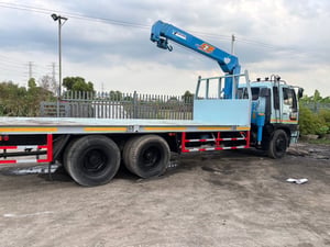HINO FL 210แรงม้า รถบรรทุก 10ล้อ กระบะเหล็กติดเครน ปี1997 HINO FL 210แรงม้า รถบรรทุก 10ล้อ กระบะเหล็กติดเครน ปี1997