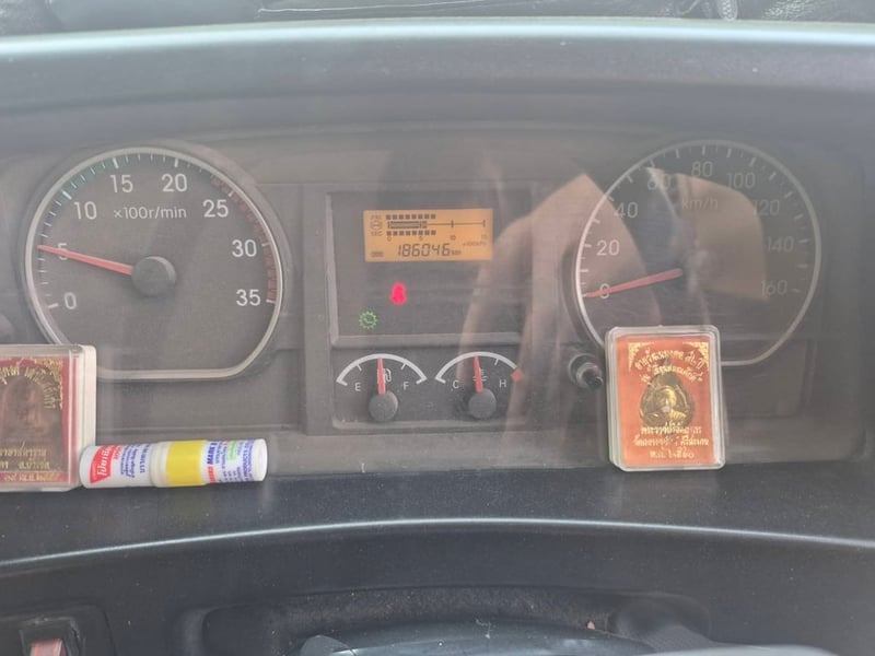 ISUZU FXZ 320แรงม้า รถบรรทุก 10ล้อ โม่ผสมปูน ปี2019 เลขไมล์ 186,046 กม.