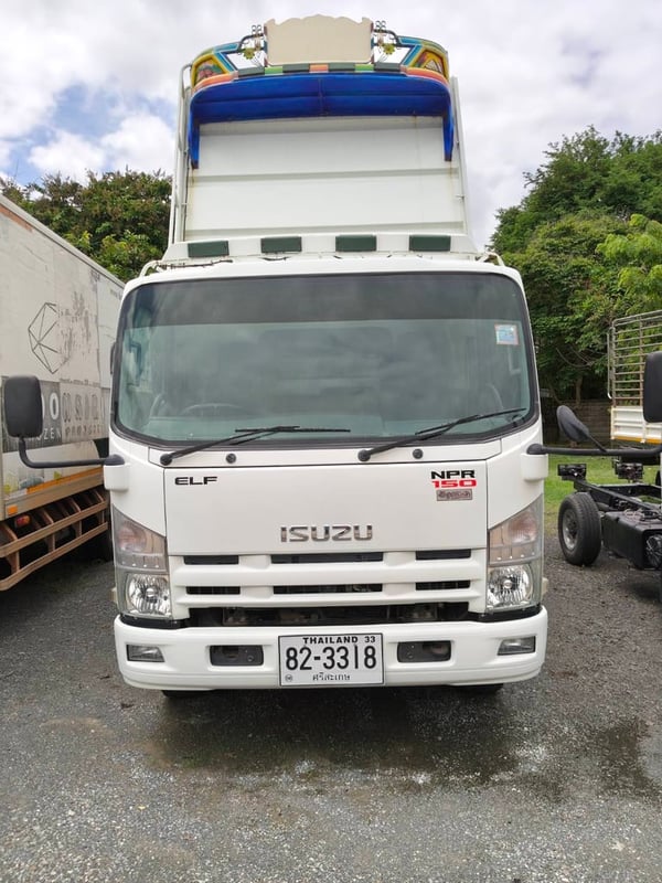 ISUZU NPR 150แรงม้า รถบรรทุก 6ล้อ ดั้มพ์ ปี2015 เลขไมล์น้อยกว่า 500,000 กม.