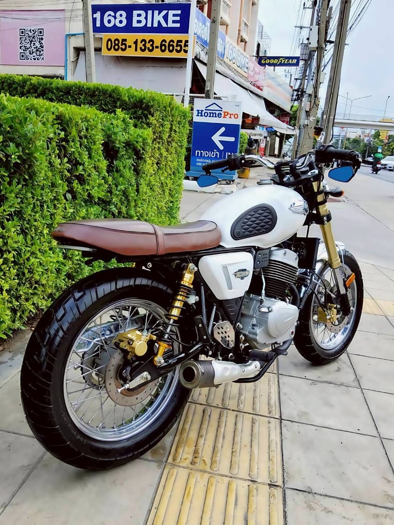 GPX Legend250 Twin III WhiteEverest ปี2025 สภาพเกรดA 5076 km เอกสารพร้อมโอน GPX Legend250 Twin III WhiteEverest ปี2025 สภาพเกรดA 5076 km เอกสารพร้อมโอน