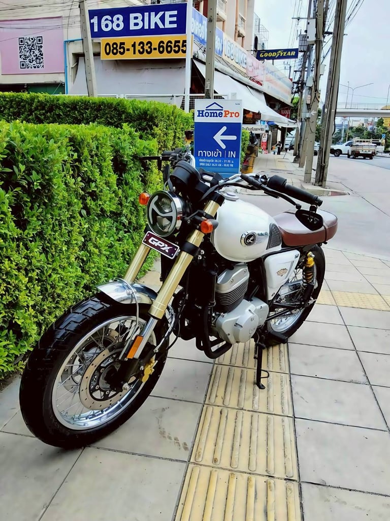 GPX Legend250 Twin III WhiteEverest ปี2025 สภาพเกรดA 5076 km เอกสารพร้อมโอน GPX Legend250 Twin III WhiteEverest ปี2025 สภาพเกรดA 5076 km เอกสารพร้อมโอน