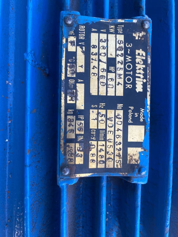 ปั้มสูบน้ำแรงดันสูง SCHWP-B2-3 Elektrim 60 แรง มือสอง ปั้มสูบน้ำแรงดันสูง SCHWP-B2-3 Elektrim 60 แรง มือสอง