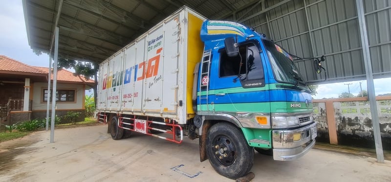 HINO GD 202แรงม้า รถบรรทุก 6ล้อ ตู้แห้ง ปี1995 HINO GD 202แรงม้า รถบรรทุก 6ล้อ ตู้แห้ง ปี1995