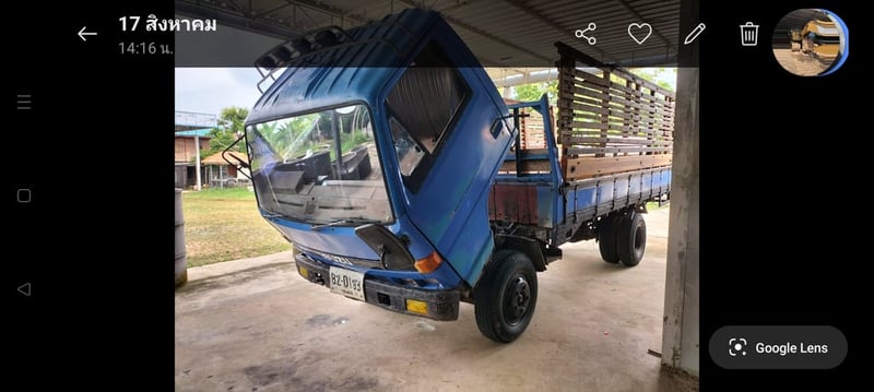 ISUZU NPR 115 115แรงม้า รถบรรทุก 6ล้อ กระบะคอกสูง ปี1990 เลขไมล์น้อยกว่า 100,000 กม.