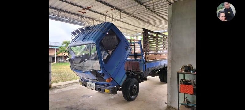 ISUZU NPR 115 115แรงม้า รถบรรทุก 6ล้อ กระบะคอกสูง ปี1990 เลขไมล์น้อยกว่า 100,000 กม.