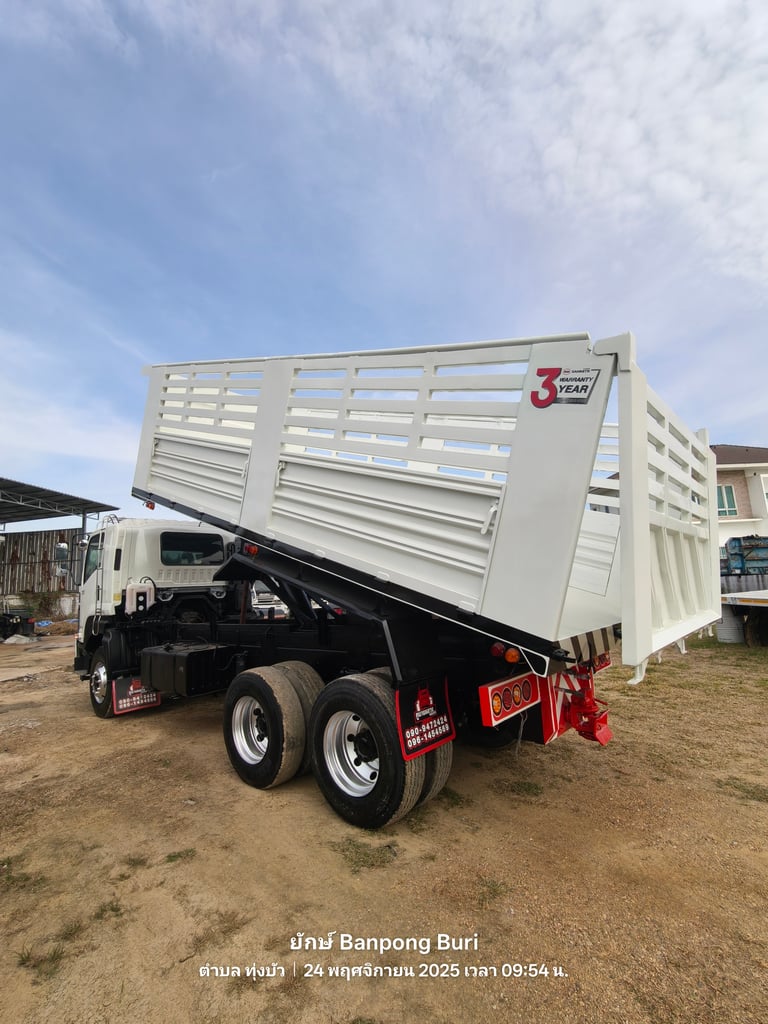 ISUZU FXZ 360แรงม้า รถบรรทุก 10ล้อ ดั้มพ์ ปี2010 เลขไมล์น้อยกว่า 500,000 กม.