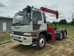 HINO FM 240แรงม้า รถบรรทุก หัวลาก 10ล้อ รถหัวลากติดเครน ปี1995