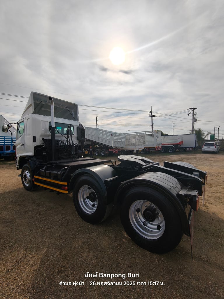 HINO FM 314แรงม้า รถบรรทุก หัวลาก 10ล้อ หัวลาก เฉพาะหัว ปี2005 เลขไมล์น้อยกว่า 500,000 กม.