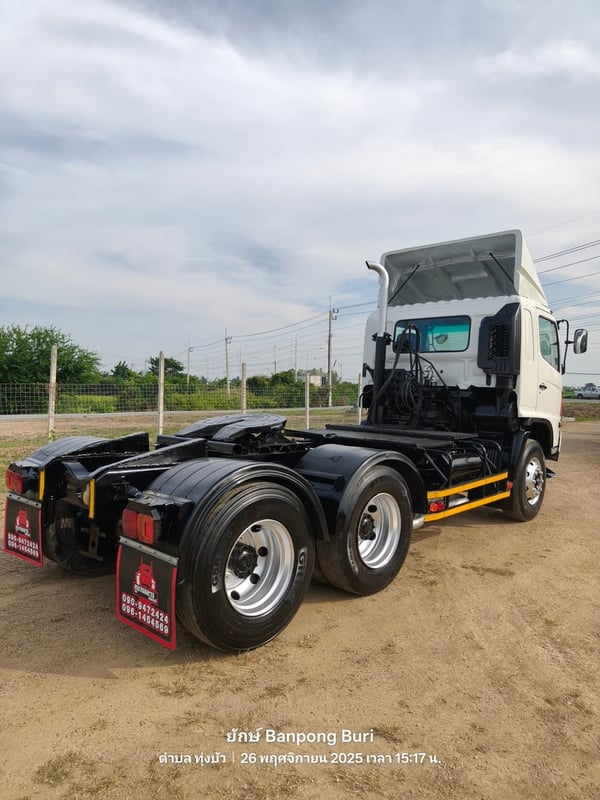 HINO FM 314แรงม้า รถบรรทุก หัวลาก 10ล้อ หัวลาก เฉพาะหัว ปี2005 เลขไมล์น้อยกว่า 500,000 กม.