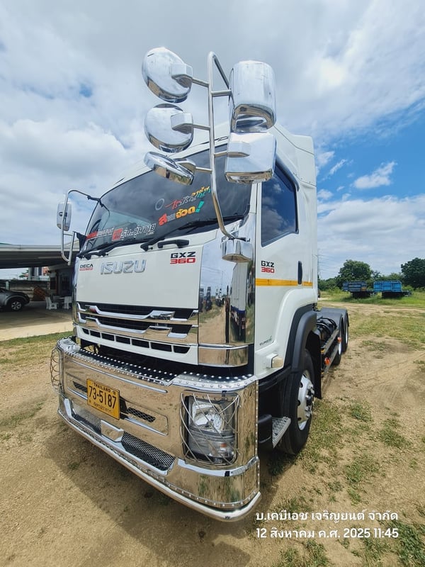 ISUZU GXZ 360แรงม้า รถบรรทุก หัวลาก 10ล้อ หัวลาก เฉพาะหัว ปี2012 เลขไมล์น้อยกว่า 500,000 กม.