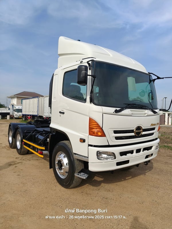 HINO FM 314แรงม้า รถบรรทุก หัวลาก 10ล้อ หัวลาก เฉพาะหัว ปี2005 เลขไมล์น้อยกว่า 500,000 กม.