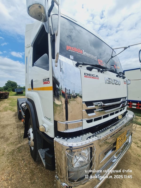 ISUZU GXZ 360แรงม้า รถบรรทุก หัวลาก 10ล้อ หัวลาก เฉพาะหัว ปี2012 เลขไมล์น้อยกว่า 500,000 กม.