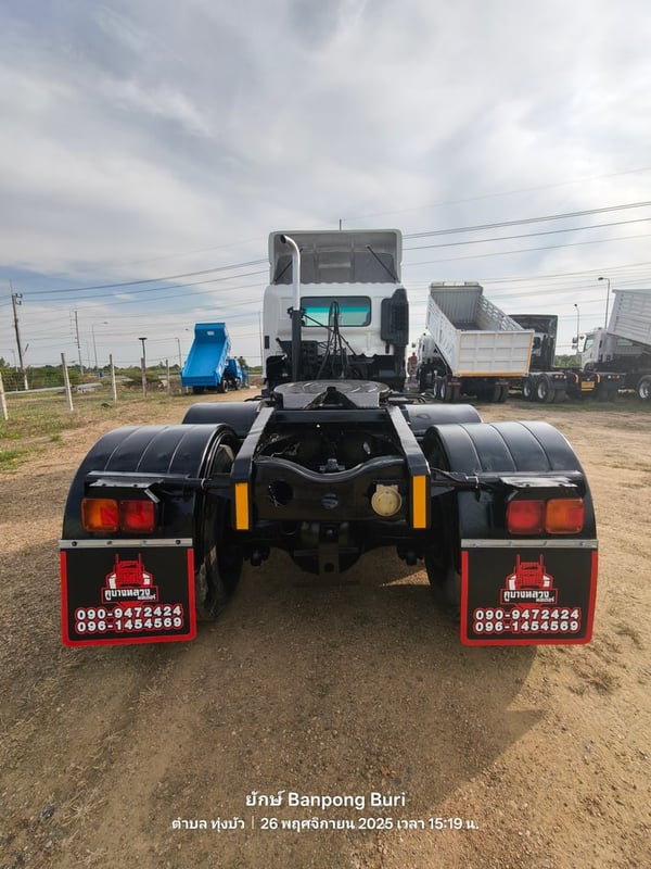 HINO FM 314แรงม้า รถบรรทุก หัวลาก 10ล้อ หัวลาก เฉพาะหัว ปี2005 เลขไมล์น้อยกว่า 500,000 กม.