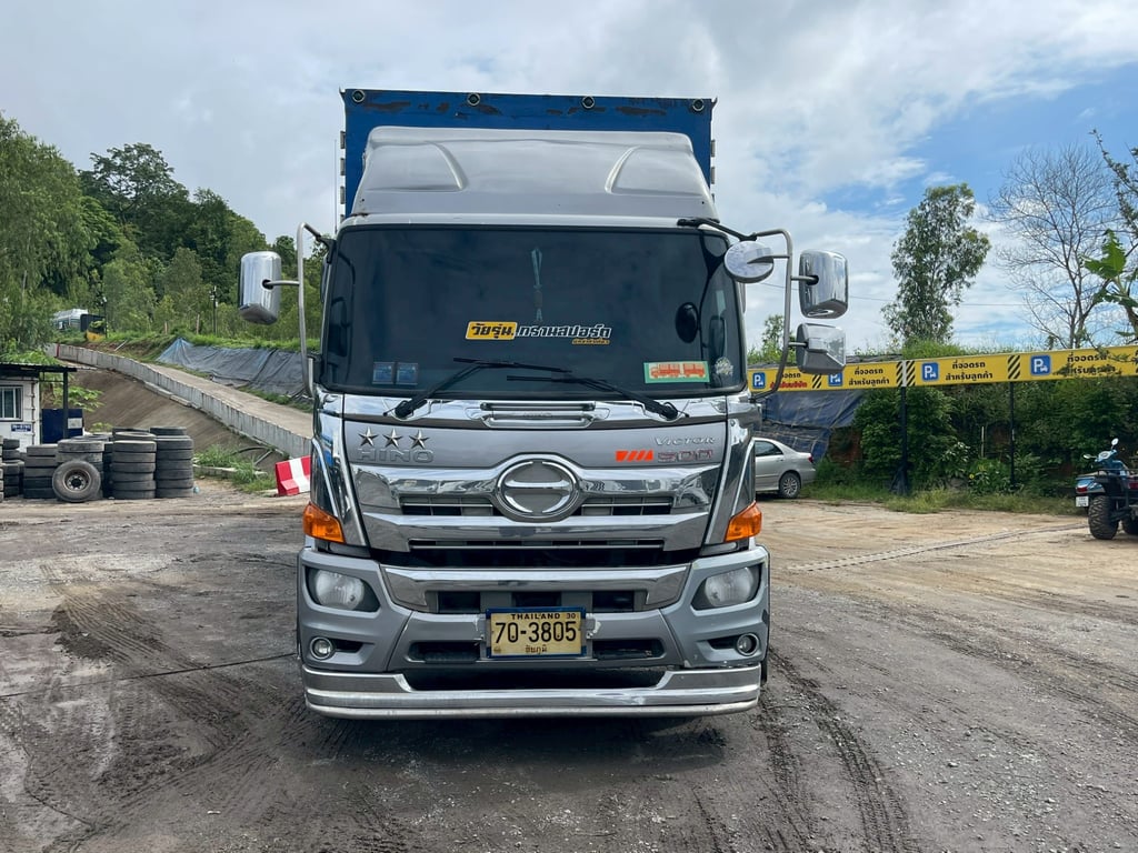 HINO FG 260แรงม้า รถบรรทุก 6ล้อ ตู้แห้ง ปี2021