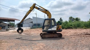 รถแบคโคคีบไม้+ชุดขุดครบ