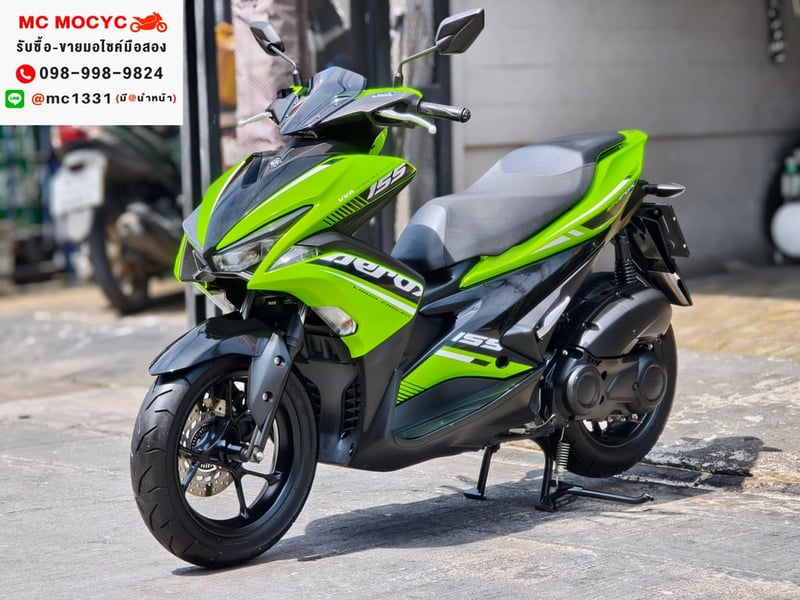Aerox 2019 วิ่ง2000โลแท้ รถบ้านแท้มือเดียวเครื่องเดิม กุญแจบุคเซอวิสครบ เล่มเขียวชุดโอนครบ No1429