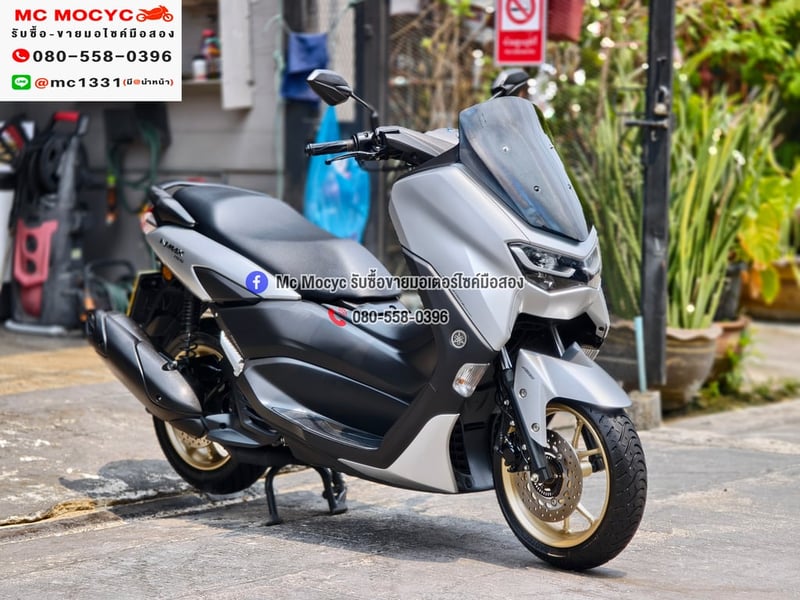 Nmax ABS TCS รุ่นTOP 2021 วิ่ง10000โล รถบ้านแท้เครื่องท่อเดิม เล่มเขียวชุดโอนครบ No1415
