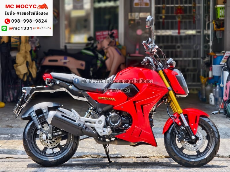 Grom 125 2024 เลขไมล์2000โล No1379 Grom 125 2024 เลขไมล์2000โล No1379