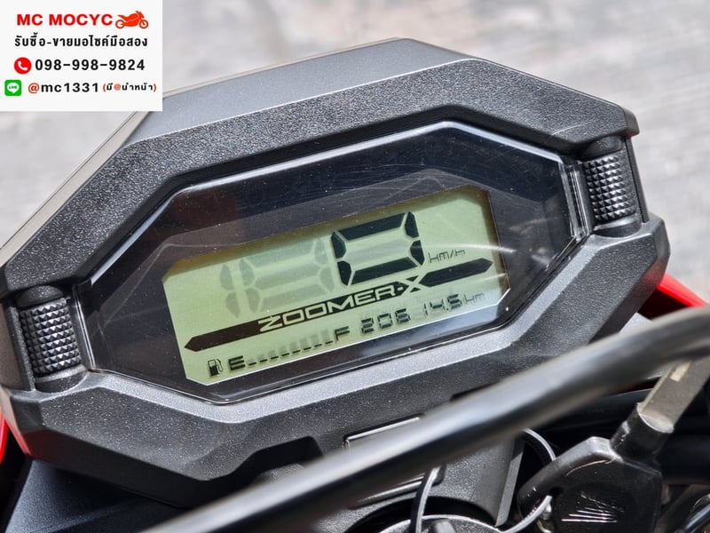Zoomer x 2016 ไมล์ดิจิตอล รถบ้านแท้ไม่ใช่รถประมูล มีเล่มชุดโอนครบ No1432