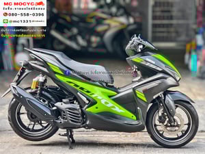 Aerox 2017 รถบ้านแท้มือเดียวเครื่องท่อเดิม กุญแจบุคเซอวิสครบ เล่มเขียวชุดโอนครบ No1254