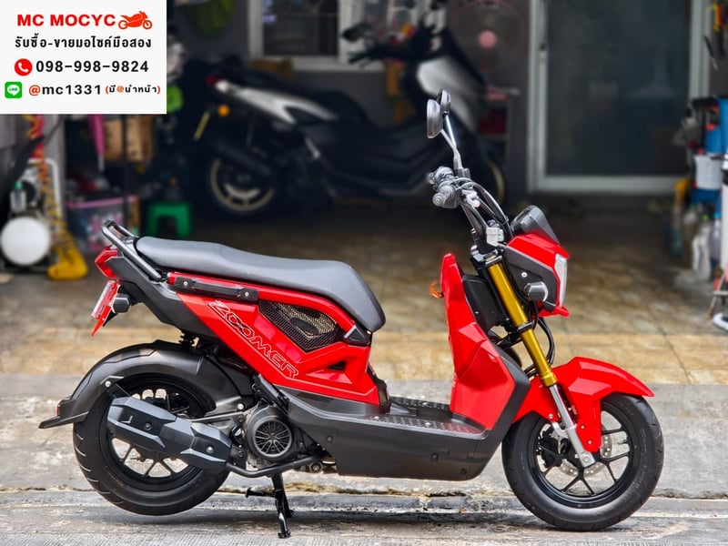 Zoomer x 2023 ไมล์ดิจิตอล เลขไมล์10000โล รถบ้านแท้ไม่ใช่รถประมูล มีเล่มชุดโอนครบ No1413