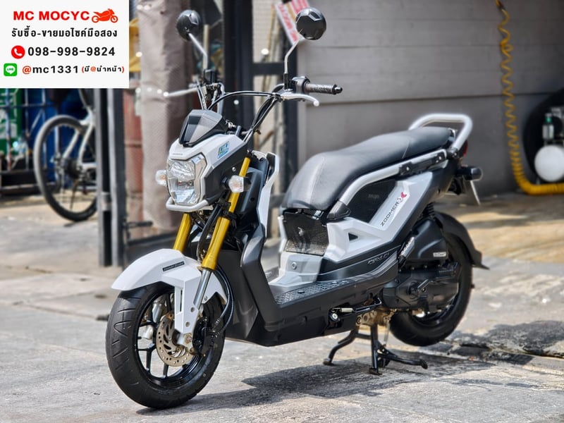 Zoomer x 2016 เลขไมล์10000โล รถบ้านแท้มือเดียว มีเล่มชุดโอนครบ No1392