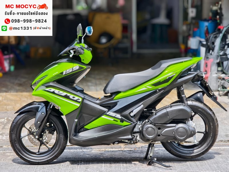 Aerox 2019 วิ่ง2000โลแท้ รถบ้านแท้มือเดียวเครื่องเดิม กุญแจบุคเซอวิสครบ เล่มเขียวชุดโอนครบ No1429
