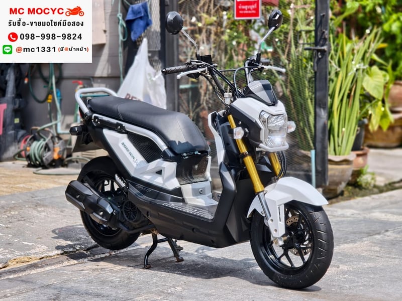 Zoomer x 2016 เลขไมล์10000โล รถบ้านแท้มือเดียว มีเล่มชุดโอนครบ No1392