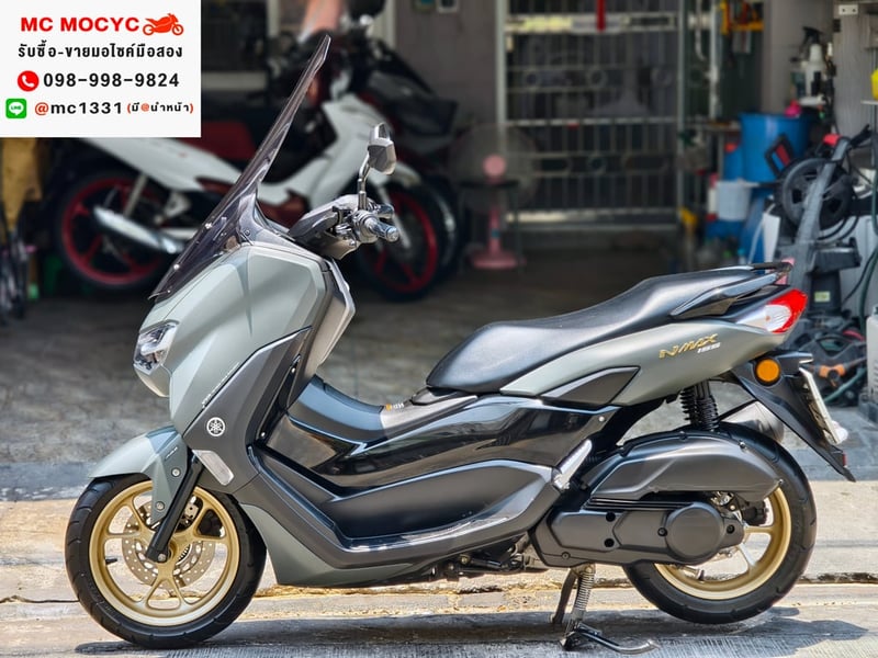 Nmax 2021 วิ่ง6000โล รถบ้านแท้อุปกรณ์มีครบ เล่มเขียวชุดโอนครบ No1403