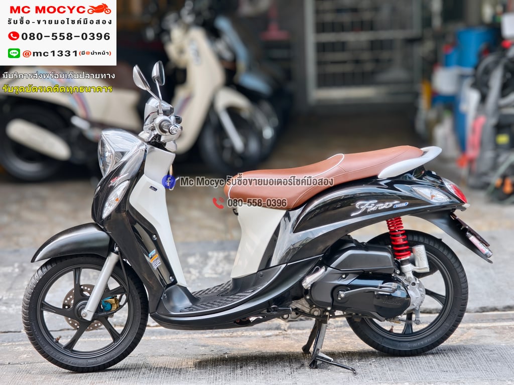 Fino 125i 2020 ตัวTopล้อแมค รถบ้านแท้ เครื่องท่อเดิมโช้คYss กุญแจบุคเซอวิสครบ NO1302