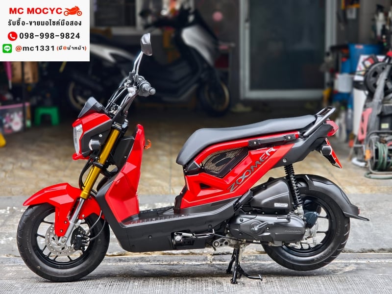 Zoomer x 2023 ไมล์ดิจิตอล เลขไมล์10000โล รถบ้านแท้ไม่ใช่รถประมูล มีเล่มชุดโอนครบ No1413